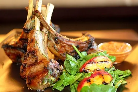 Grilled lamb chops at Vito's